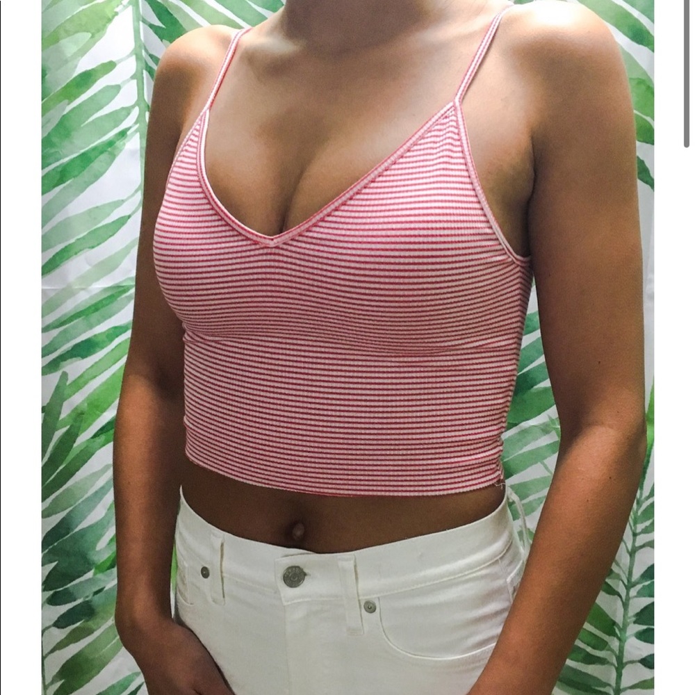 Gracie Crop Top (red)
